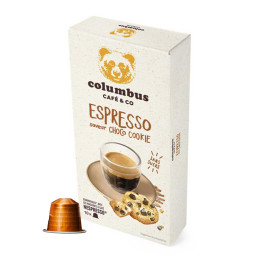 Capsule Nespresso Compatible Columbus Café Gourmand Chocolat Cookie - 10 capsules