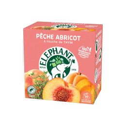 Infusion Éléphant Pêche Abricot Thym - 20 sachets pyramide