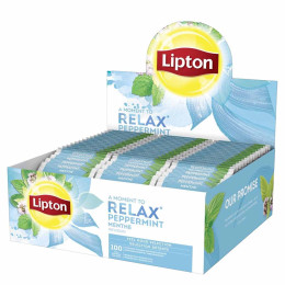 Coffret Infusion Menthe Poivrée Lipton - 100 sachets