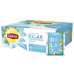Coffret Infusion Menthe Poivrée Lipton - 100 sachets