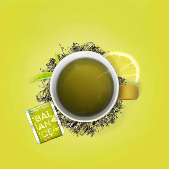 Thé Vert Lipton Agrumes - 6 boites - 150 sachets