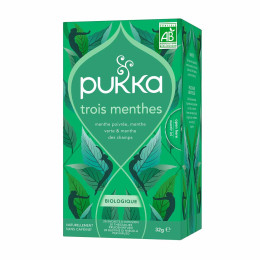 Infusion Bio Pukka 3 Menthe - 20 sachets