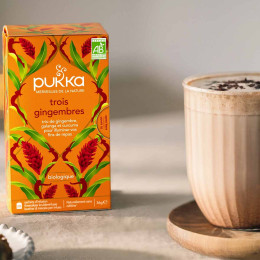 Infusion Bio Pukka Trois Gingembre - 20 sachets