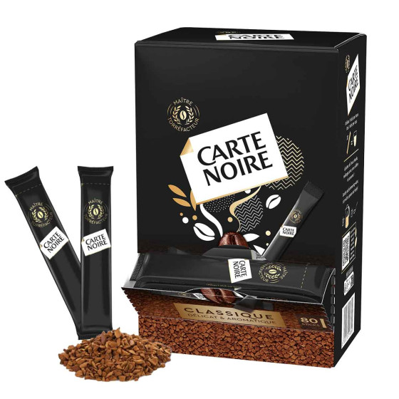 Café Soluble Carte Noire - 8 boites - 640 sticks