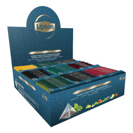 Coffret de Thés et Infusions Exclusive Sélection Lipton 9 variétés - 108 sachets pyramide