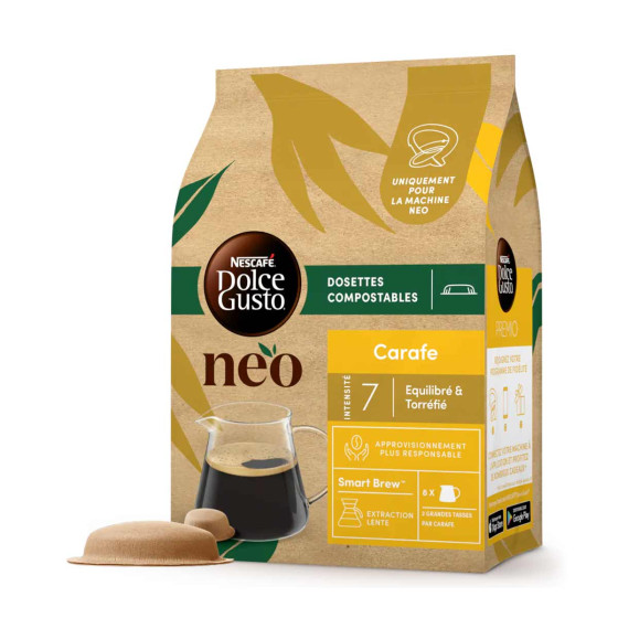 Dosettes Nescafé Dolce Gusto NEO Carafe - 1 boîte - 8 boissons