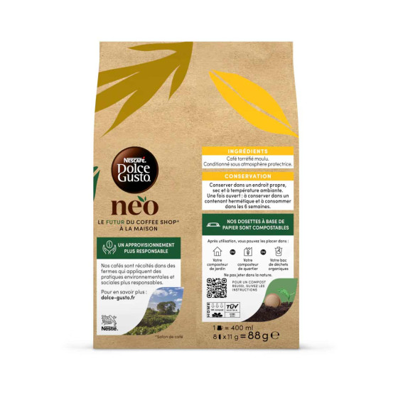 Dosettes Nescafé Dolce Gusto NEO Carafe - 1 boîte - 8 boissons