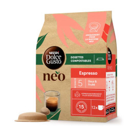 Capsules Nescafé Dolce Gusto NEO Espresso - 1 boîte - 12 dosettes