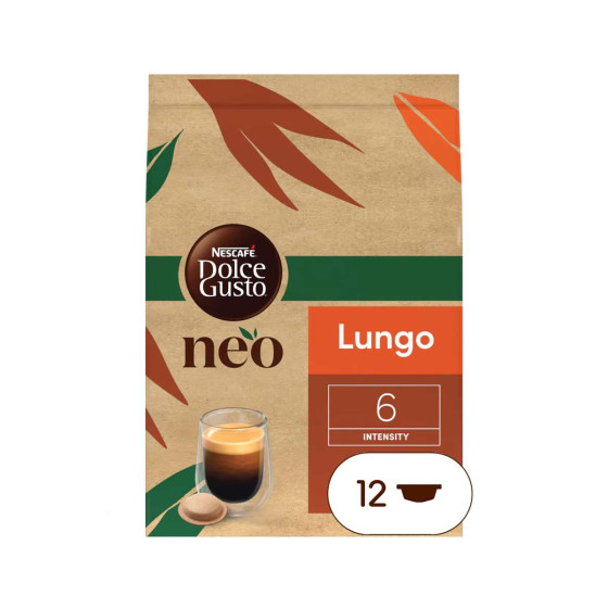 Dosettes Nescafé Dolce Gusto NEO Lungo - 1 boîte - 12 dosettes