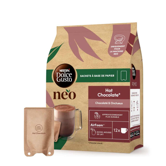 Dosettes Nescafé Dolce Gusto NEO Hot Chocolate - 1 boîte - 12 sachets