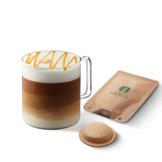Dosettes Nescafé Dolce Gusto NEO Starbucks® Caramel Macchiato - 1 boîte - 6 boissons