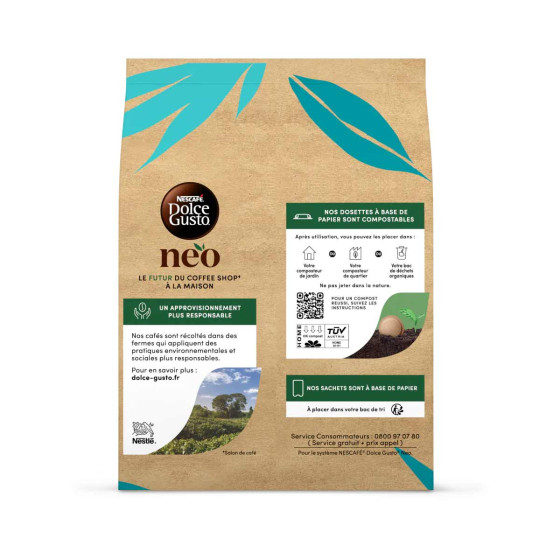 Dosettes Nescafé Dolce Gusto NEO Latte Macchiato - 1 boîte - 6 boissons
