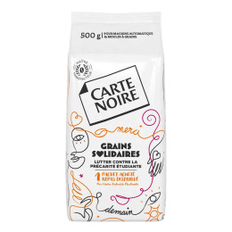 Café en Grains Carte Noire Solidaire - 6 paquets - 3 Kg