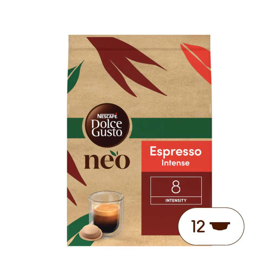 Dosettes Nescafé Dolce Gusto NEO Espresso Intense - 6 boîtes - 72 boissons