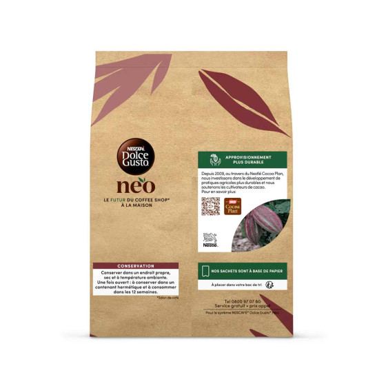 Dosettes Nescafé Dolce Gusto NEO Hot Chocolate - 5 boîtes - 60 boissons
