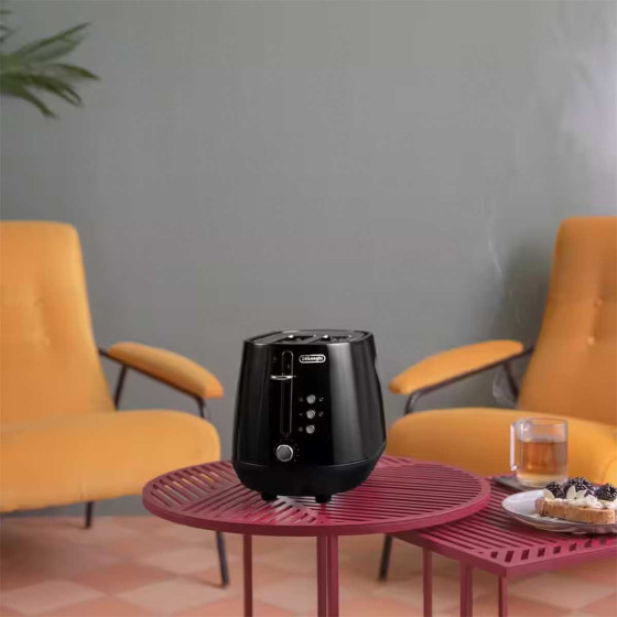 Grille-pain Delonghi Eclettica Noir - CTY2103.BK