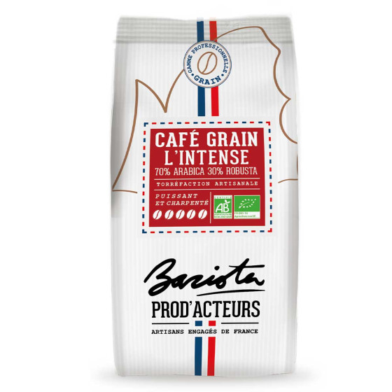 Café en Grains Bio Prod' Acteurs L'Intense - 1 Kg