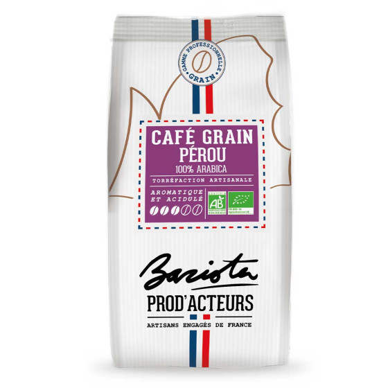 Café en Grains Bio Prod' Acteurs Pérou - 1 Kg