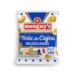 Noix de Cajou Grillées et salées Menguy's - 50 paquets de 25 gr