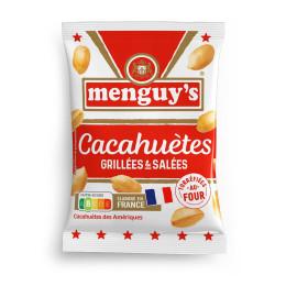 Cacahuètes Grillées et salées Menguy's - 50 paquets de 40 gr