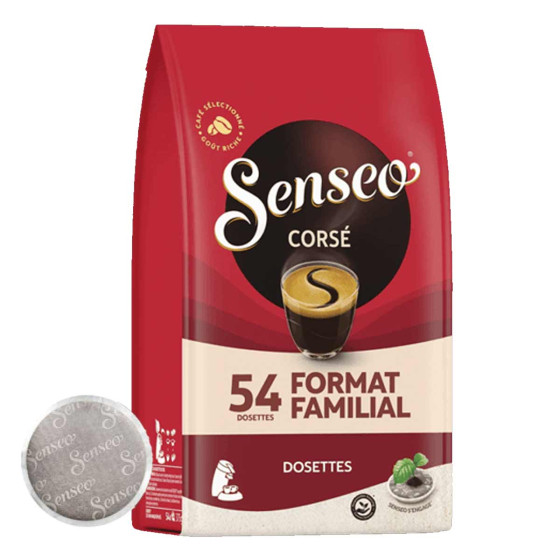 Café Dosettes Corsé Senseo 4041977 – 54 Dosettes, Riche et Intense