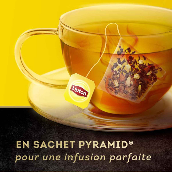 Coffret de Thés Noirs 5 variétés Lipton - 4 coffrets - 200 sachets