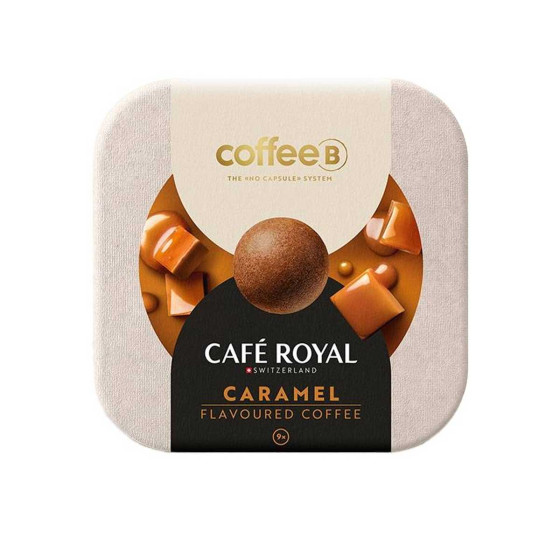 Dosette de café CoffeeB Café Royal Caramel - 9 boules de café