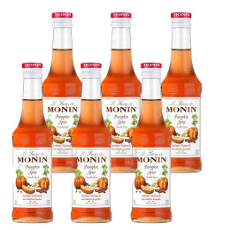 Sirop Monin Saveur Citrouille Epicée - 6 bouteilles de 25 cl