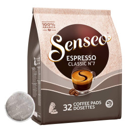 Dosette Senseo Espresso Classic 100% Arabica - 32 dosettes compostables