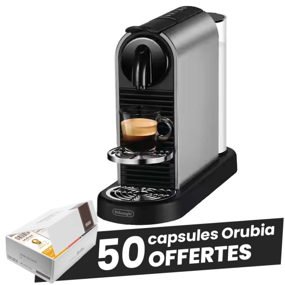 Machine Nespresso Delonghi Citiz Platinum Titane EN220.T
