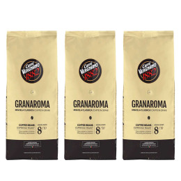 Café en Grains Caffe Vergnano 1882 Gran Aroma - 3 paquets - 3 Kg
