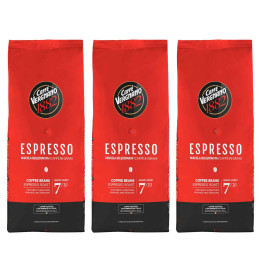 Café en Grains Caffe Vergnano 1882 Espresso - 3 paquets - 3 Kg