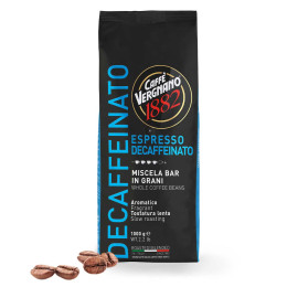 Café en Grains Caffe Vergnano 1882 Espresso Decaffeinato - 1 Kg