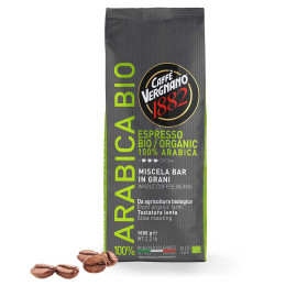 Café en Grains Bio Caffe Vergnano 1882 Organic - 3 paquets - 3 Kg