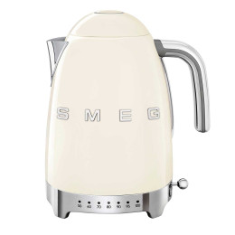 Bouilloire SMEG Température Réglable 1.7L Blanche - KLF04CREU