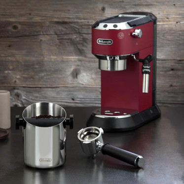 Bac à marc à café en inox EasyClean, Knock Box Delonghi - DLSC084