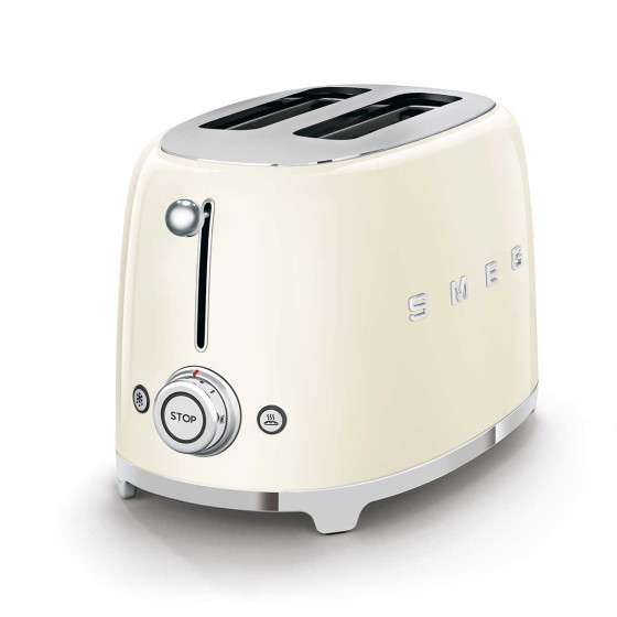 Grille-pain SMEG 2 Tranches Crème - TSF01CREU