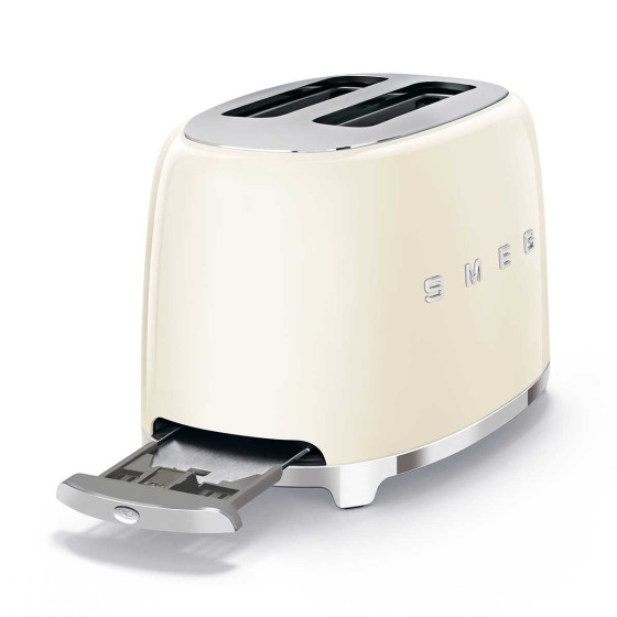 Grille-pain SMEG 2 Tranches Crème - TSF01CREU