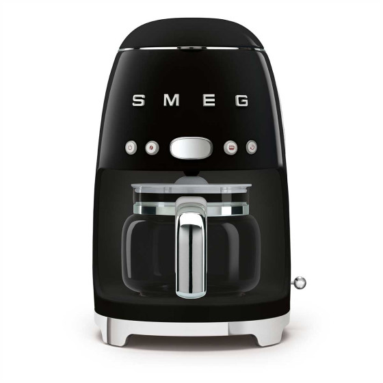 Cafetière Filtre Programmable SMEG 1.4L Noir - DCF02BLEU