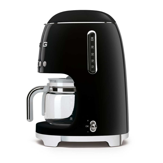 Cafetière Filtre Programmable SMEG 1.4L Noir - DCF02BLEU