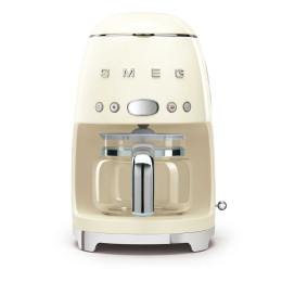 Cafetière Filtre Programmable SMEG 1.4L Crème - DCF02CREU