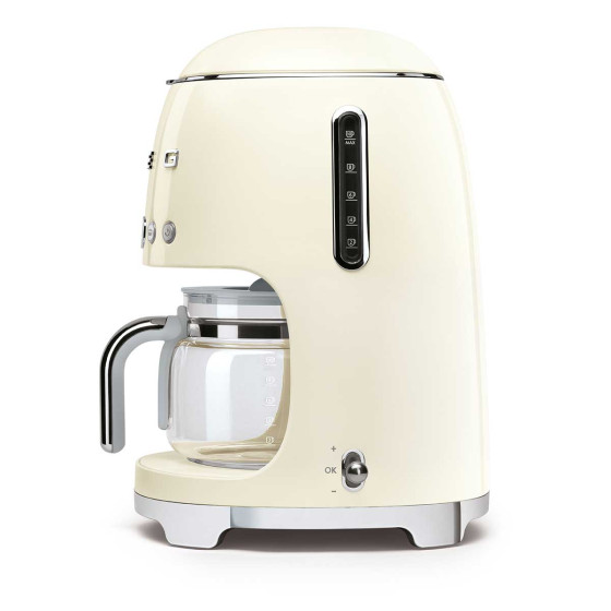 Cafetière Filtre Programmable SMEG 1.4L Crème - DCF02CREU