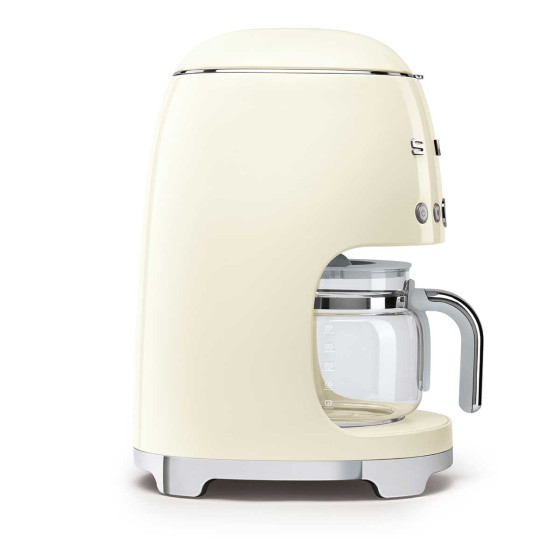 Cafetière Filtre Programmable SMEG 1.4L Crème - DCF02CREU