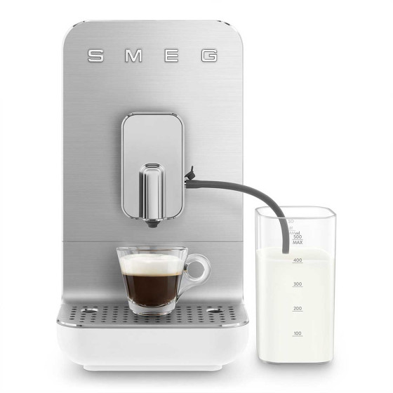 SMEG Machine automatique Système lait Blanc - BCC13WHMEU