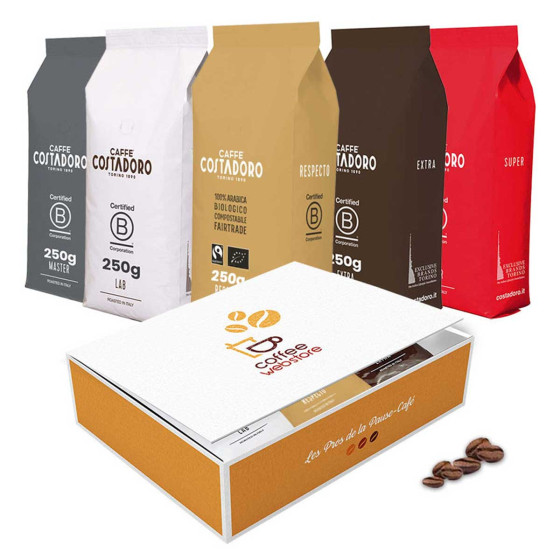 Coffret Découverte Café en Grains Costadoro - 5 paquets