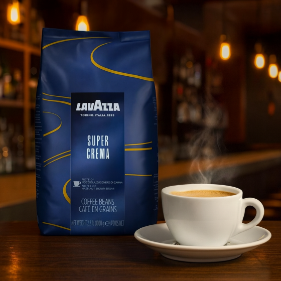 Café en Grains Lavazza Super Crema