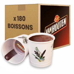 Gobelet Pré-dosé Van Houten Chocolat Chaud Lacté - 180 boissons