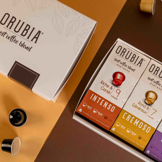 Coffret Découverte Capsule Nespresso Compatible Orubia - 50 capsules