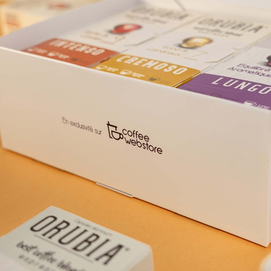 Coffret Découverte Capsule Nespresso Compatible Orubia - 50 capsules