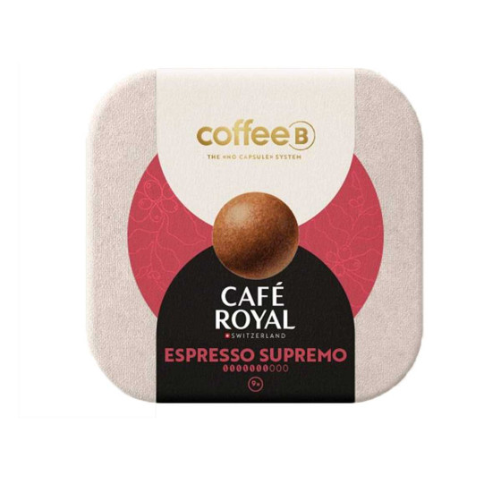 Dosette de café CoffeeB Café Royal Espresso Supremo - 9 boules de café